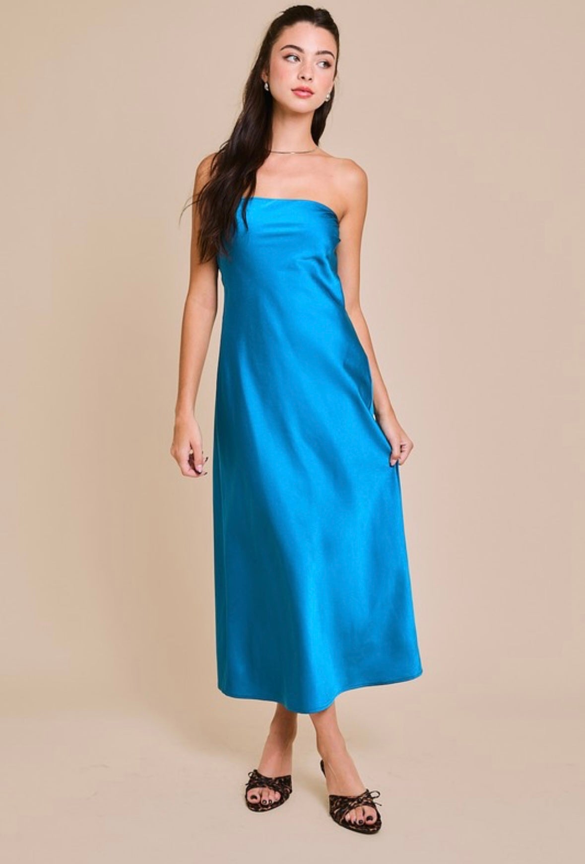 Teal Midi Dress